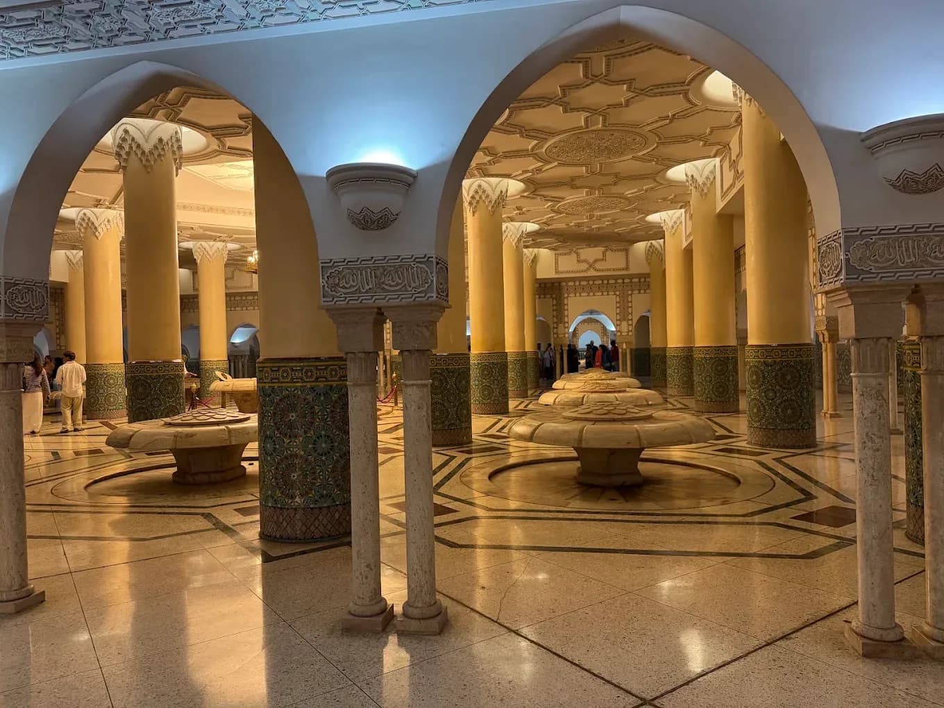 Ablutions hall of the Hassan II Mosque