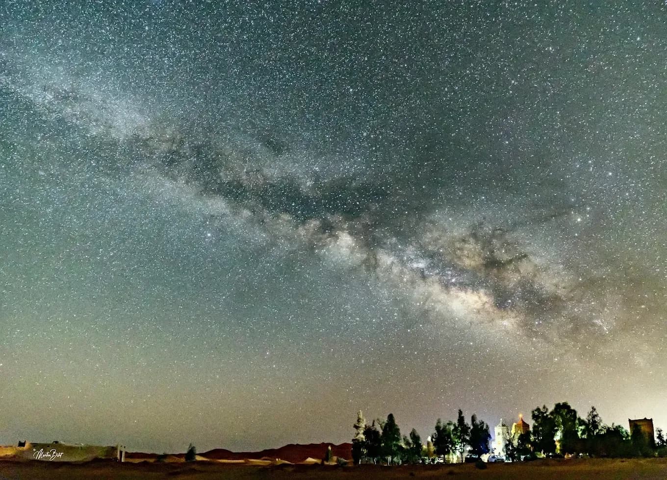 Milky Way over the camp