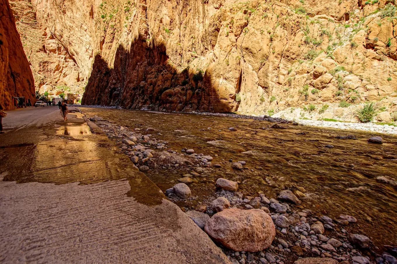 Paredes de roca de las gargantas del Todra