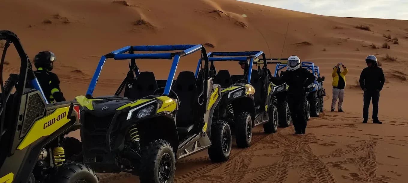 Buggies on the Merzouga dunes