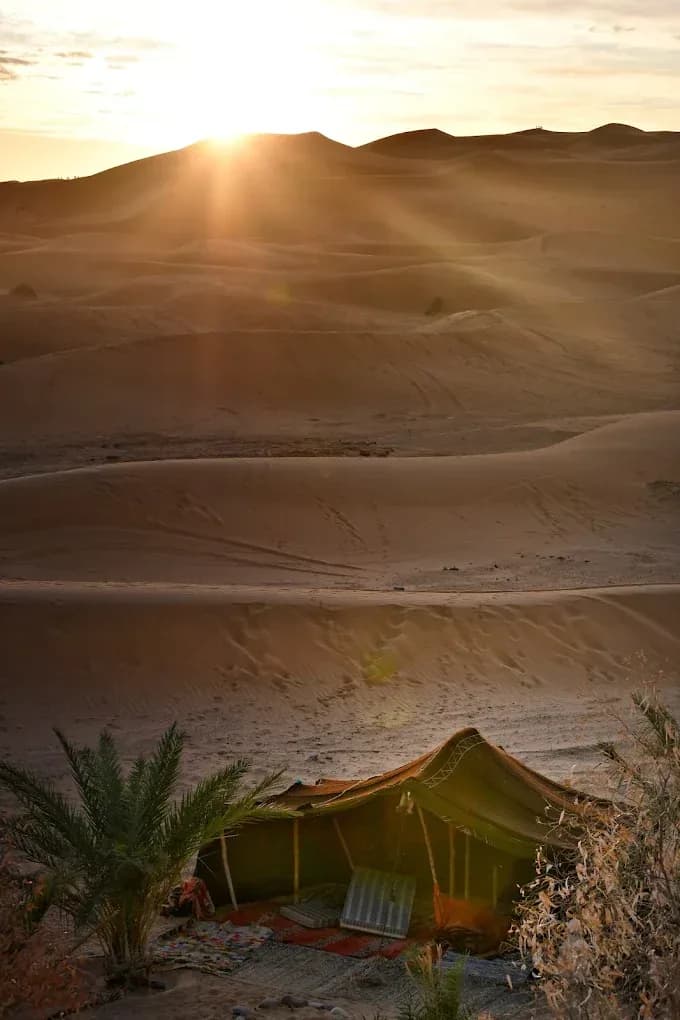 Amanecer sobre las dunas