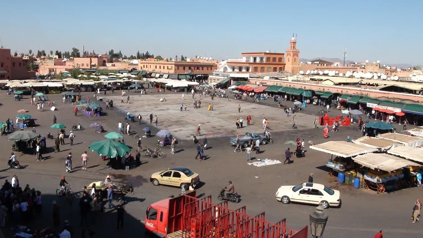 Jemaa el-Fna square by day