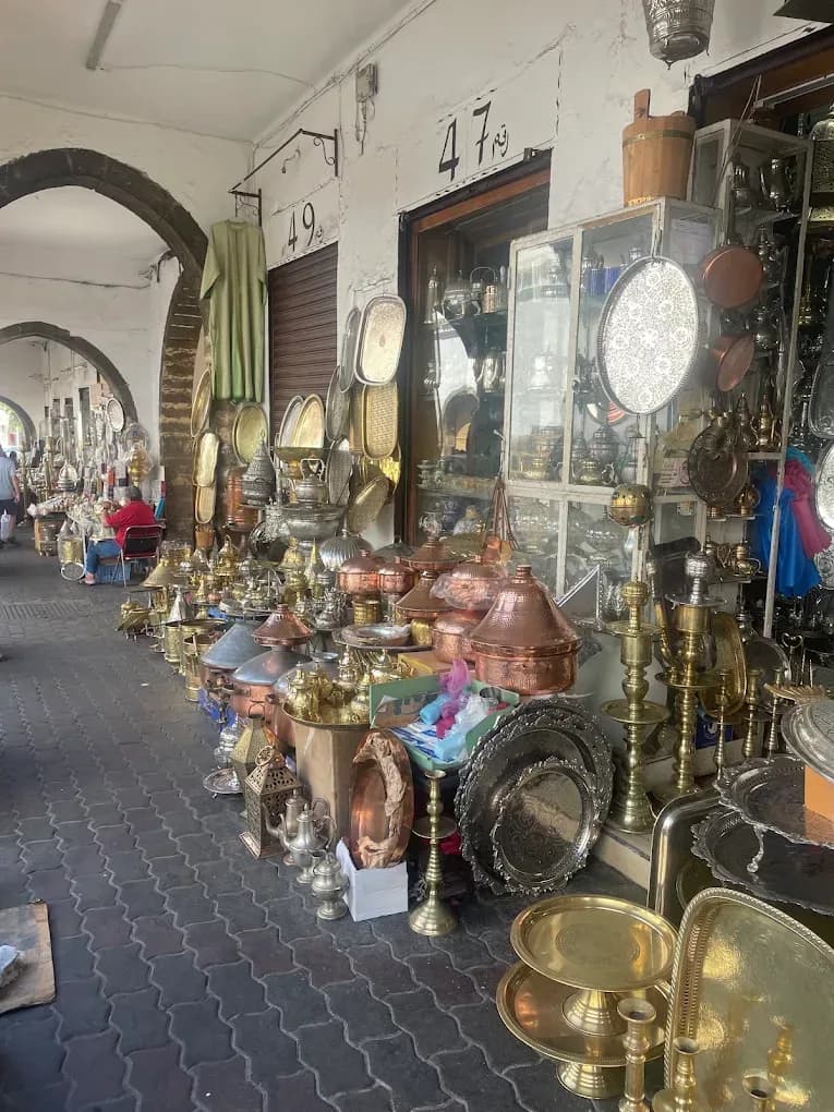 Lamp shop in a Marrakech souk