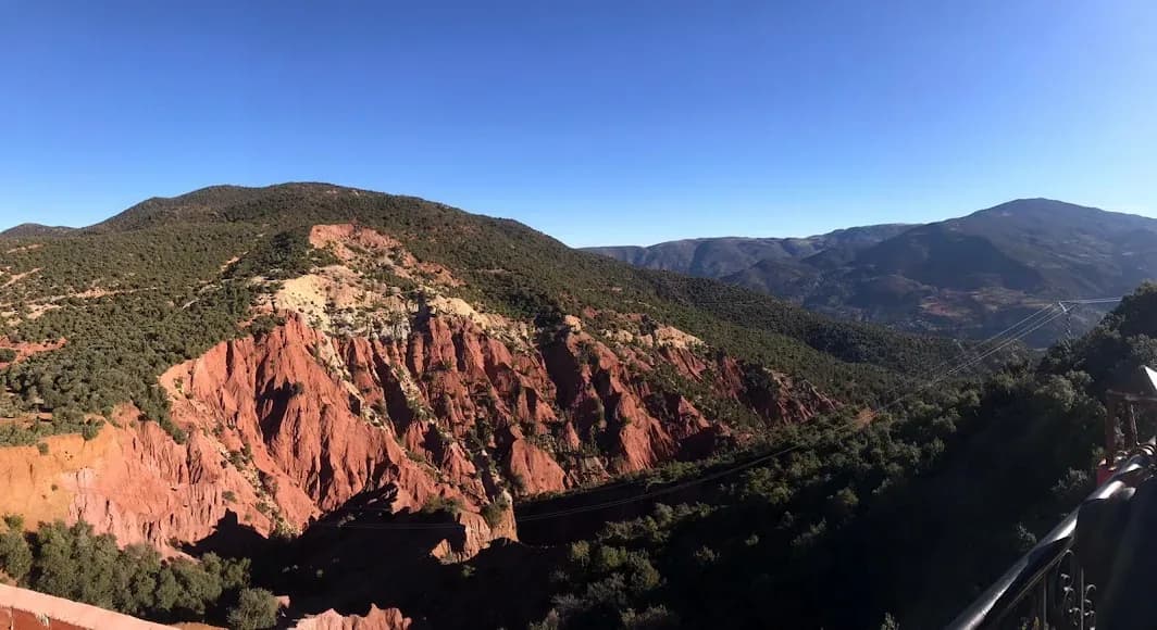 Red mountains of the High Atlas