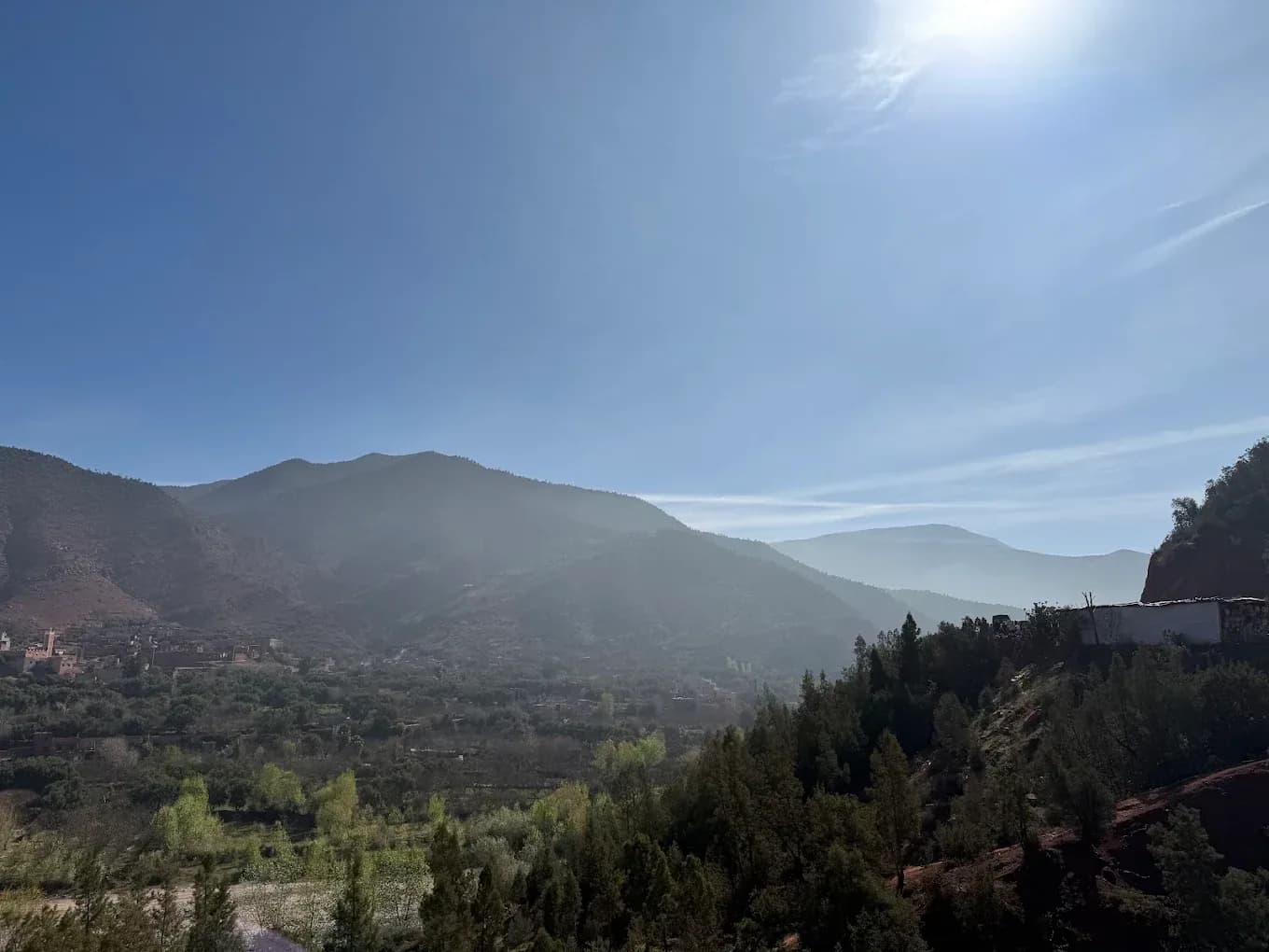 Green valley in the High Atlas