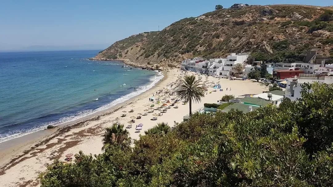 Beach and coastline north of Agadir