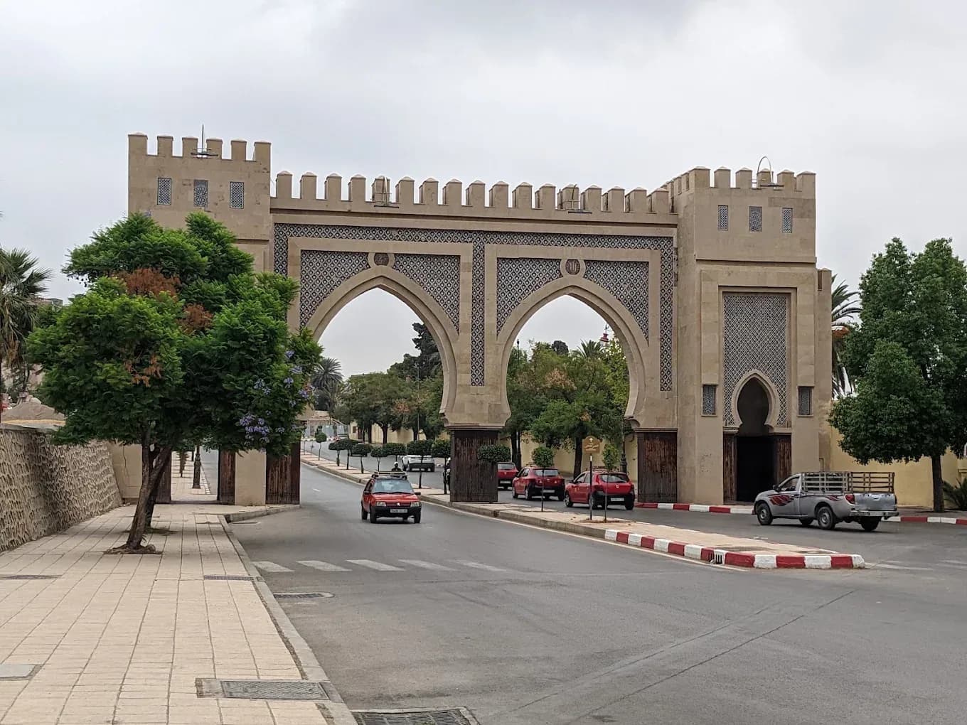 Monumental gate in the Fez city walls