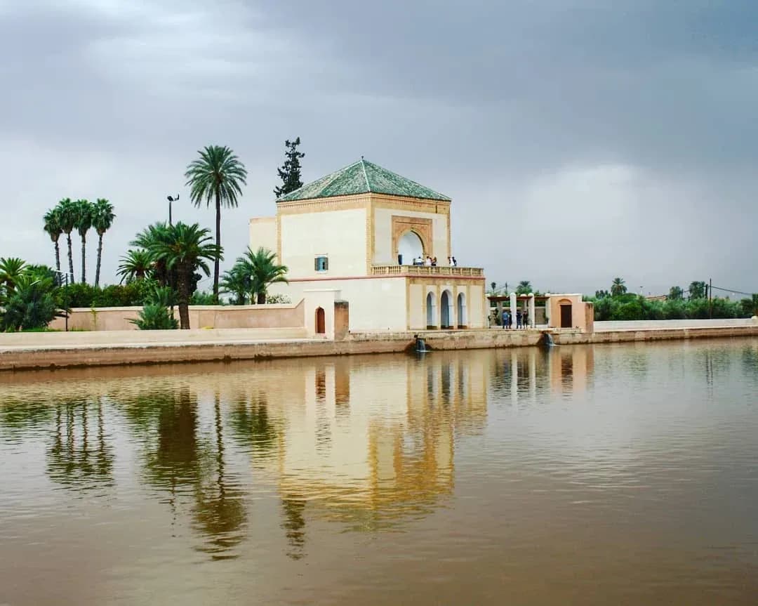 Menara pavilion and its pool