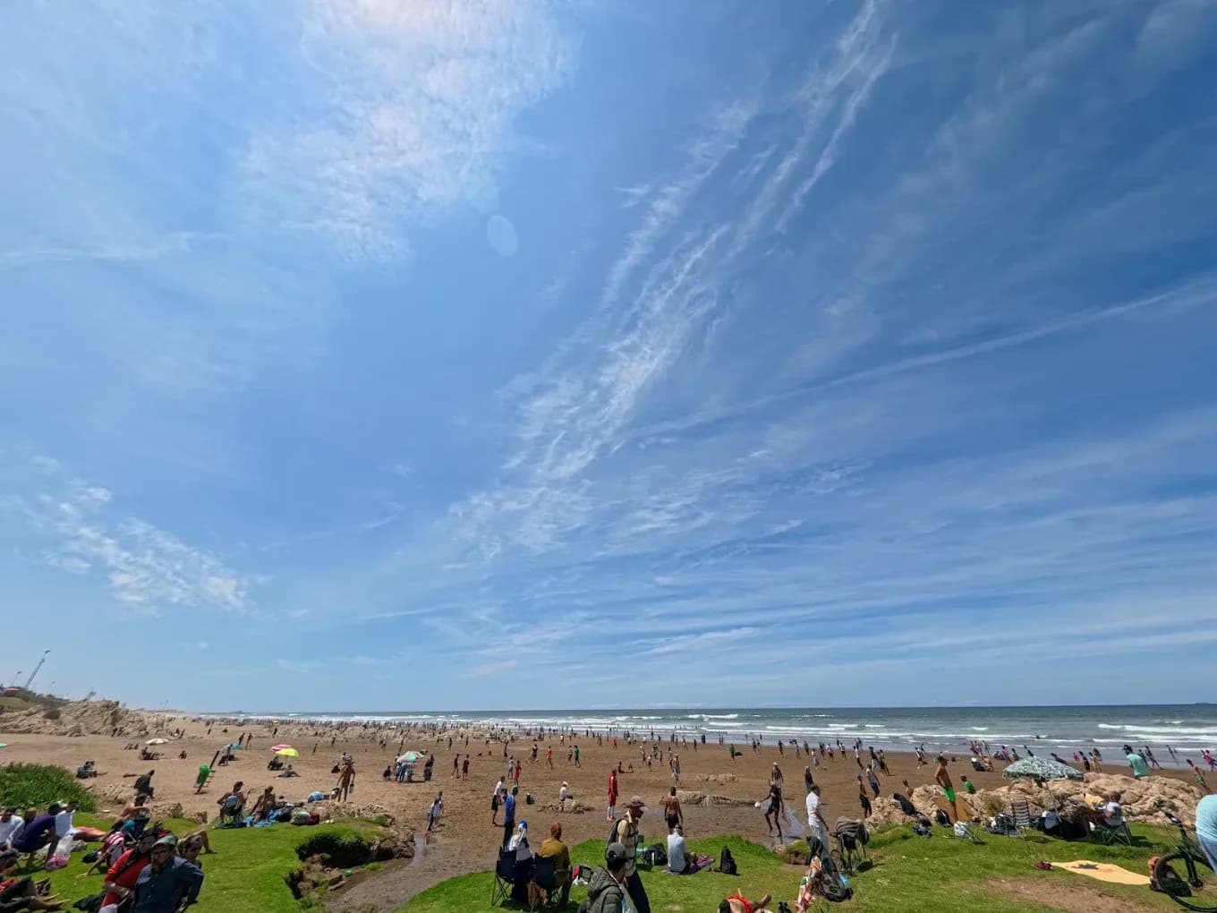 City beach on the Atlantic