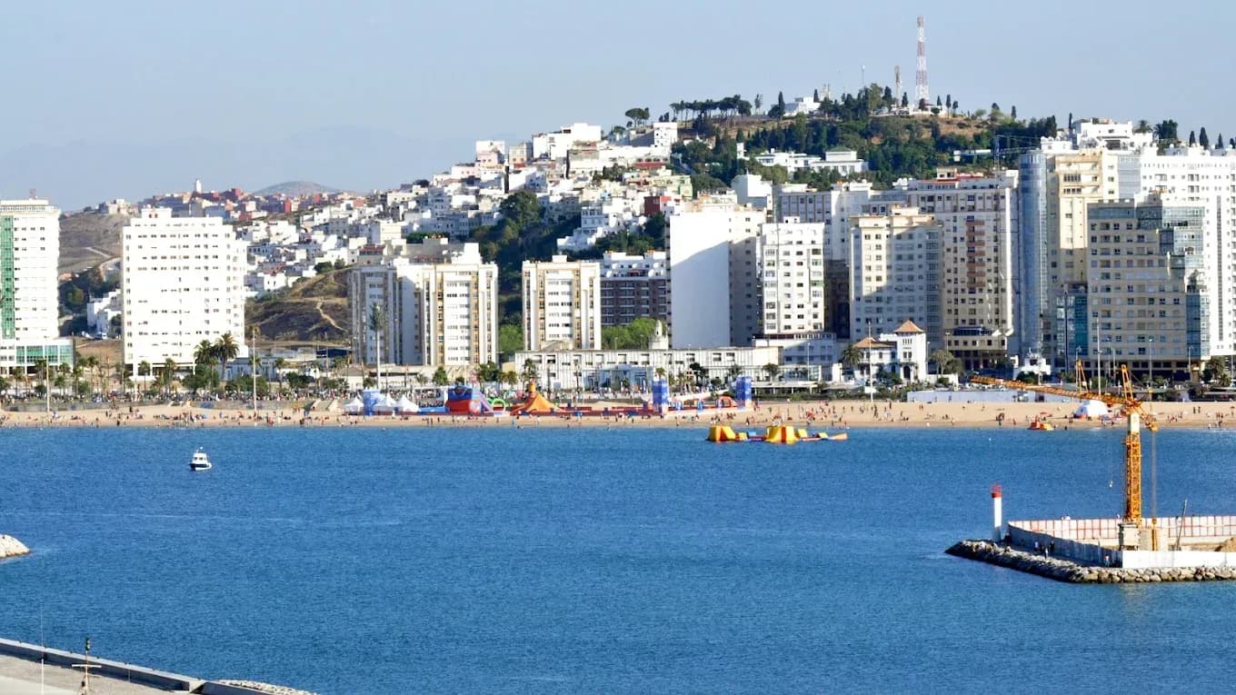 Bay and city of Tangier