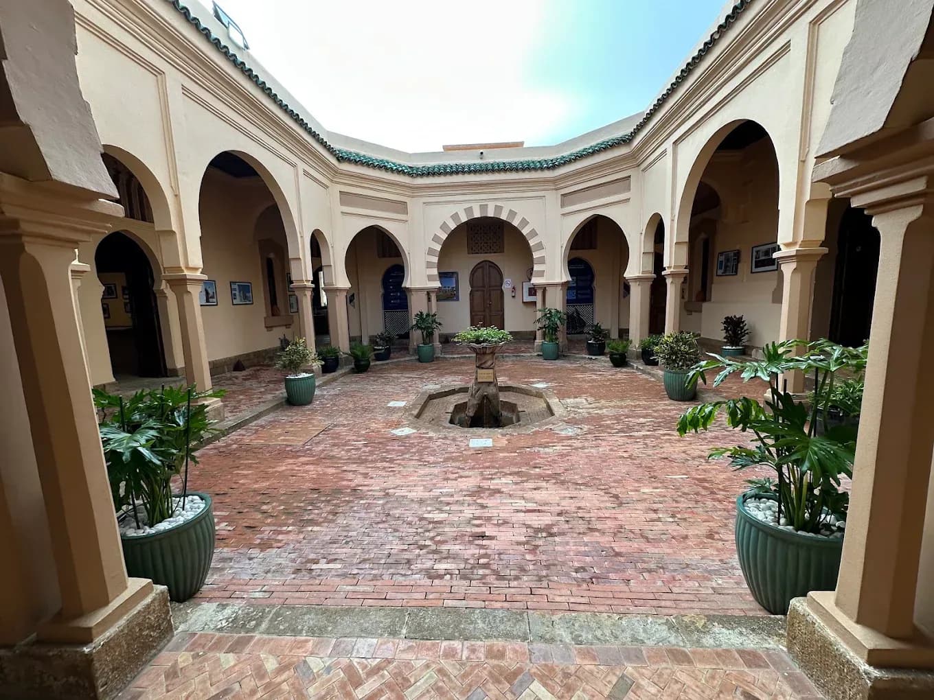 Courtyard of the Kasbah Museum in Tangier