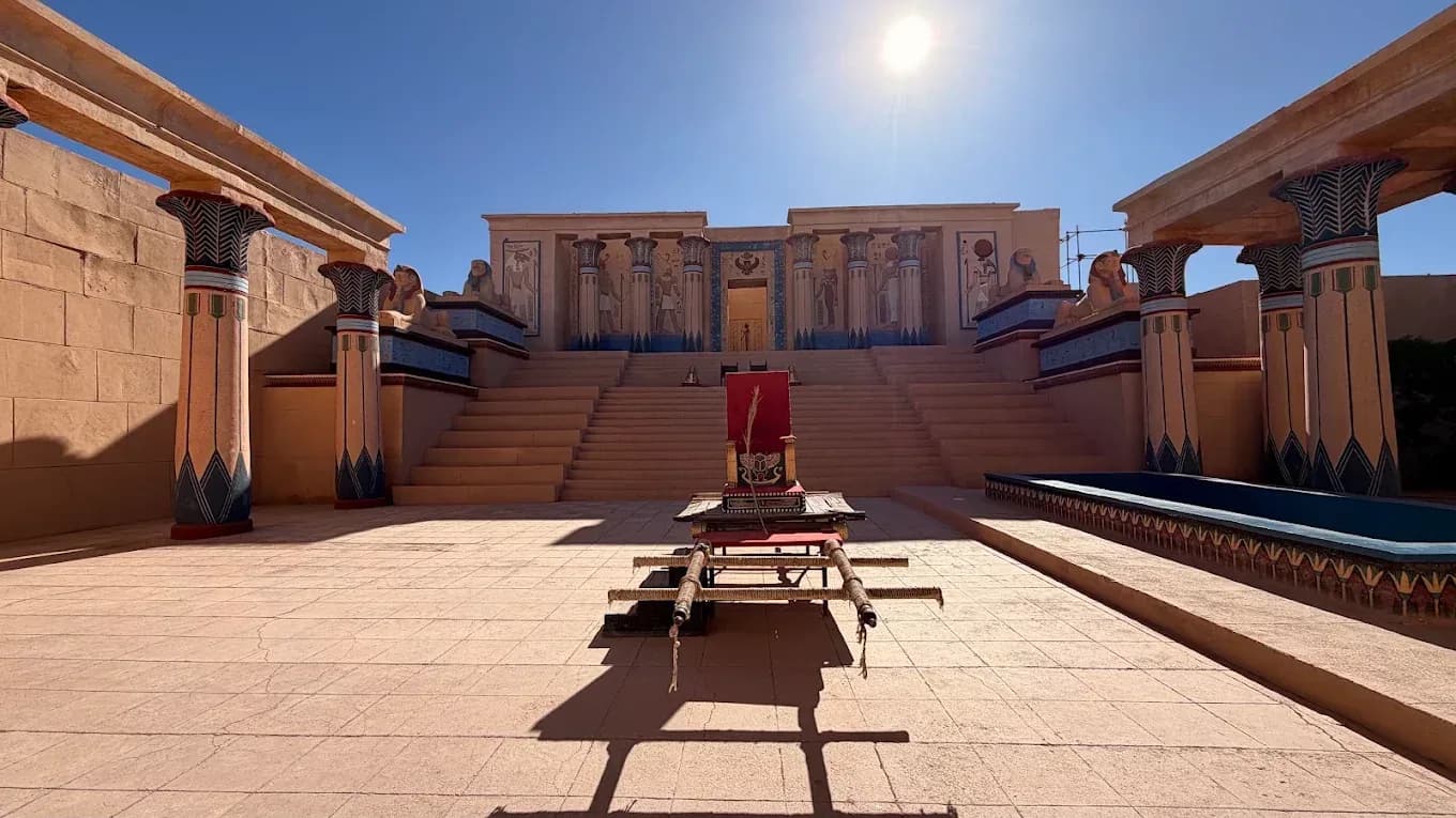 Film set at the Ouarzazate film studios