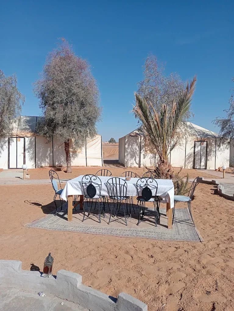 Luxury camp in the desert