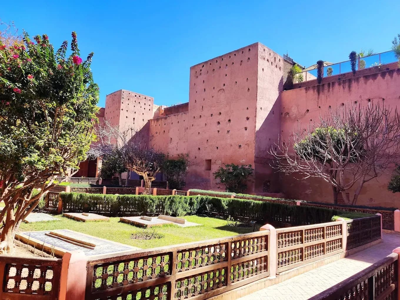 Palace walls in Marrakech