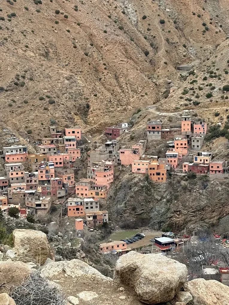 Berber village on an Atlas hillside